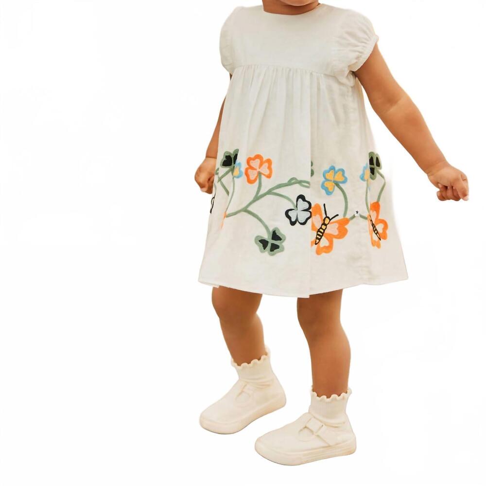 NEW MOLO girls carissa dress in soft nature